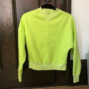 Wilfred Free Katy Neon Cropped Sweater